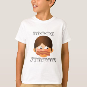 ベーコンStache Tシャツ