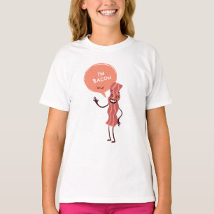 ベーコンtシエ子供へット tシャツ