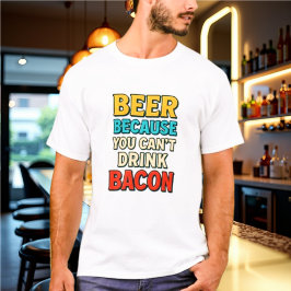 ベーコンTシャツが飲めないのでビール Tシャツ