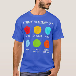 ベーシストのアイテスト、エレクトリックバスギタープレーヤー Tシャツ