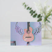 ベーシストへのギフト ポストカード (スタンド正面)