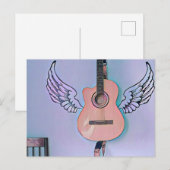 ベーシストへのギフト ポストカード (正面/裏面)