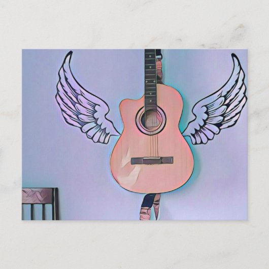 ベーシストへのギフト ポストカード (正面)