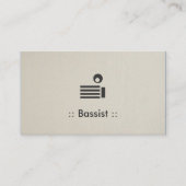 ベーシストシンプルプロフェッショナル 名刺 (正面)