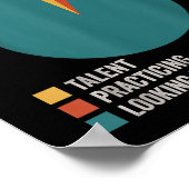 ベーシストミュージシャンのバスギタおもしろいープレーヤーであること ポスター (角)