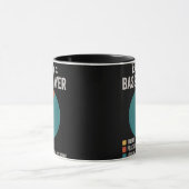 ベーシストミュージシャンのバスギタおもしろいープレーヤーであること マグカップ (中央)