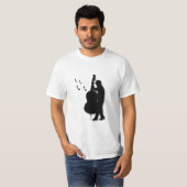 ベーシスト ミュージシャン Tシャツ (正面フル)