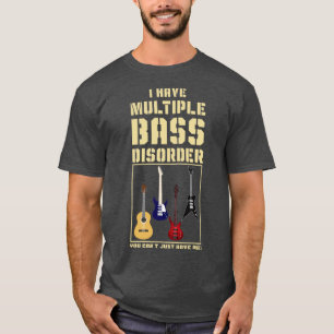 ベーシックおもしろいギフトアイディアミュージックベース Tシャツ