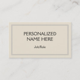 ベーシックおよびミニマルプロフェッショナル名刺 名刺