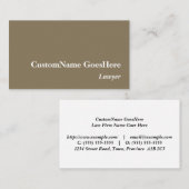 ベーシックおよびミニマルプロフェッショナル名刺 名刺 (正面/裏面)