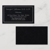 ベーシックおよびミニマル弁護士名刺 名刺 (正面/裏面)