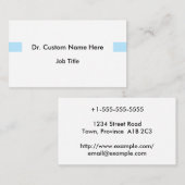 ベーシックおよび保守的なプロフェッショナル名刺 名刺 (正面/裏面)