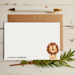 ベーシックかわいいベビーライオンキッズ ペーパーパッド