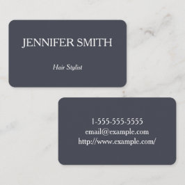 ベーシックでクリーンな美容師名刺 名刺