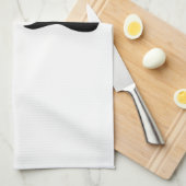 ベーシックなシルエット キッチンタオル (四つ折り)