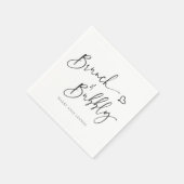 ベーシックなブランチとバブリーのナプキン スタンダードカクテルナプキン (角)