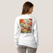 ベーシックな長袖Tシャツ Tシャツ (裏面フル)