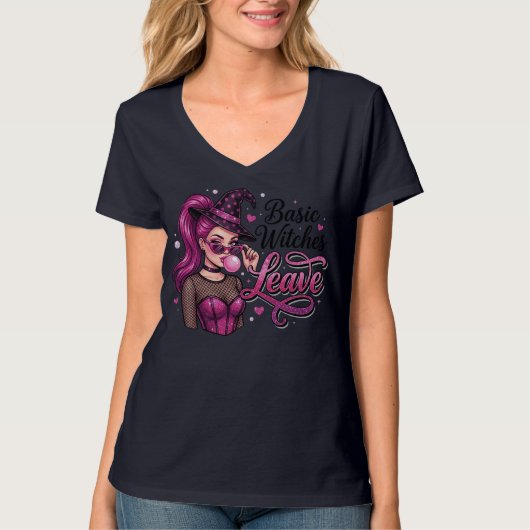 ベーシックな魔女は退場 Tシャツ (正面)