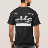 ベーシックな黒のTシャツ Tシャツ (裏面)
