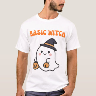 ベーシックウィッチのかわいいハロウィンガーゴイル Tシャツ
