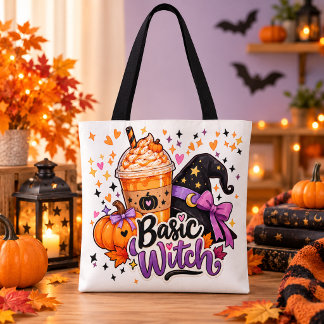 ベーシックウィッチのかわいいハロウィントートバッグ トートバッグ