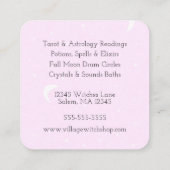 ベーシックウィッチパステル魔女ショップ スクエア名刺 (裏面)