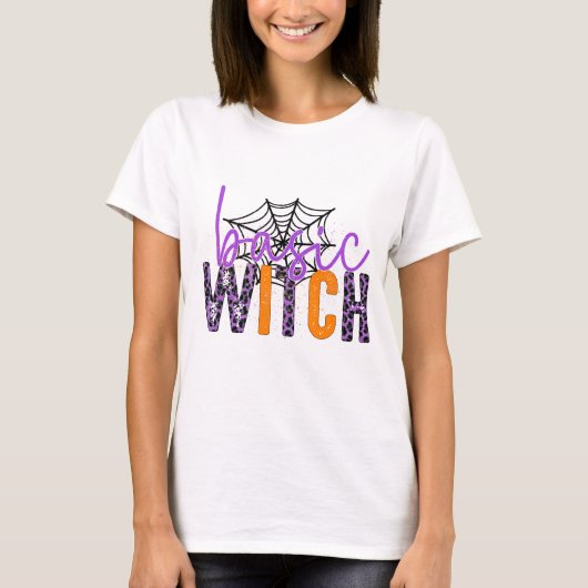 ベーシックウィッチ - ハロウィン Tシャツ (正面)