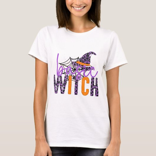 ベーシックウィッチ - ハロウィン Tシャツ (正面)