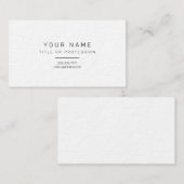 ベーシックシックシックデザインNo Frills Lシンプルデジタル 名刺 (正面/裏面)