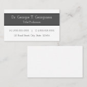 ベーシックシンプルプロフェッショナル名刺 名刺 (正面/裏面)