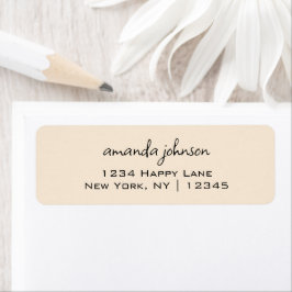 ベーシックシンプルミニマルプロフェッショナルハンドレッター ラベル