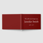 ベーシックシンプル悔やみや弔慰ゲストブック ゲストブック (全面)