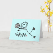 ベーシックスティックフィギュアTシャツとギフト カード (黄色い花)