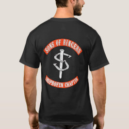 ベーシックダークホースシューピッチング - イブプロフェン章 Tシャツ