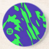 ベーシックヒーロー1bサンドストーンラウンド コースター (正面)