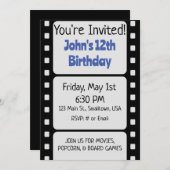 ベーシックフィルムストリップ招待状 招待状 (正面/裏面)