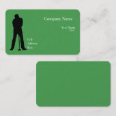 ベーシックホワイトテンプレート名刺（青） 名刺 (正面/裏面)