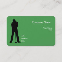 ベーシックホワイトテンプレート名刺（青）