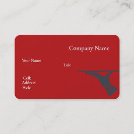 ベーシックホワイトテンプレート名刺（青） 名刺