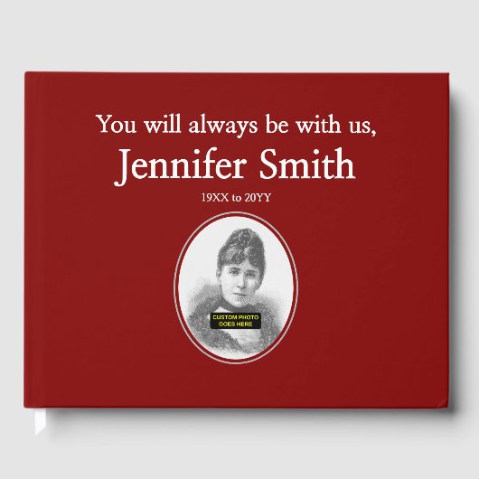 ベーシックミニマルと葬式のゲストブック ゲストブック (正面)