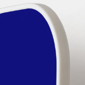 ベーシックモダンネイビーブルーグレーシェード名前をカスタムする ピックルボールラケット (左詳細)