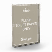 ベーシックモダンベージュ浴室浄化用ブロック フォトブロック (左)