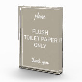 ベーシックモダンベージュ浴室浄化用ブロック フォトブロック (右)