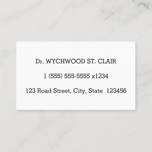 ベーシック企業ので立派な名刺 名刺 (裏面)