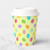 ベーシック卵紙カップ 紙コップ (裏面)