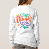 ベーシック長袖Tシャツ Tシャツ (裏面)