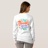 ベーシック長袖Tシャツ Tシャツ (裏面フル)