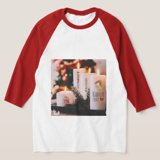 ベーシック3/4スリーブラグランTシャツ男性への Tシャツ (レイダウン)