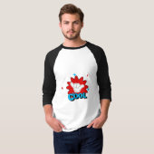 ベーシック3/4スリーブラグランTシャツ Tシャツ (正面フル)