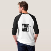 ベーシック3/4スリーブラグランTシャツ Tシャツ (裏面フル)